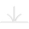 Ekena Millwork Richland Architectural Grade PVC Gable Bracket, 96"W x 56"H x 4"D x 4"F, 14/12 Pitch GBP096X56X0404RIC00 - alternate 3